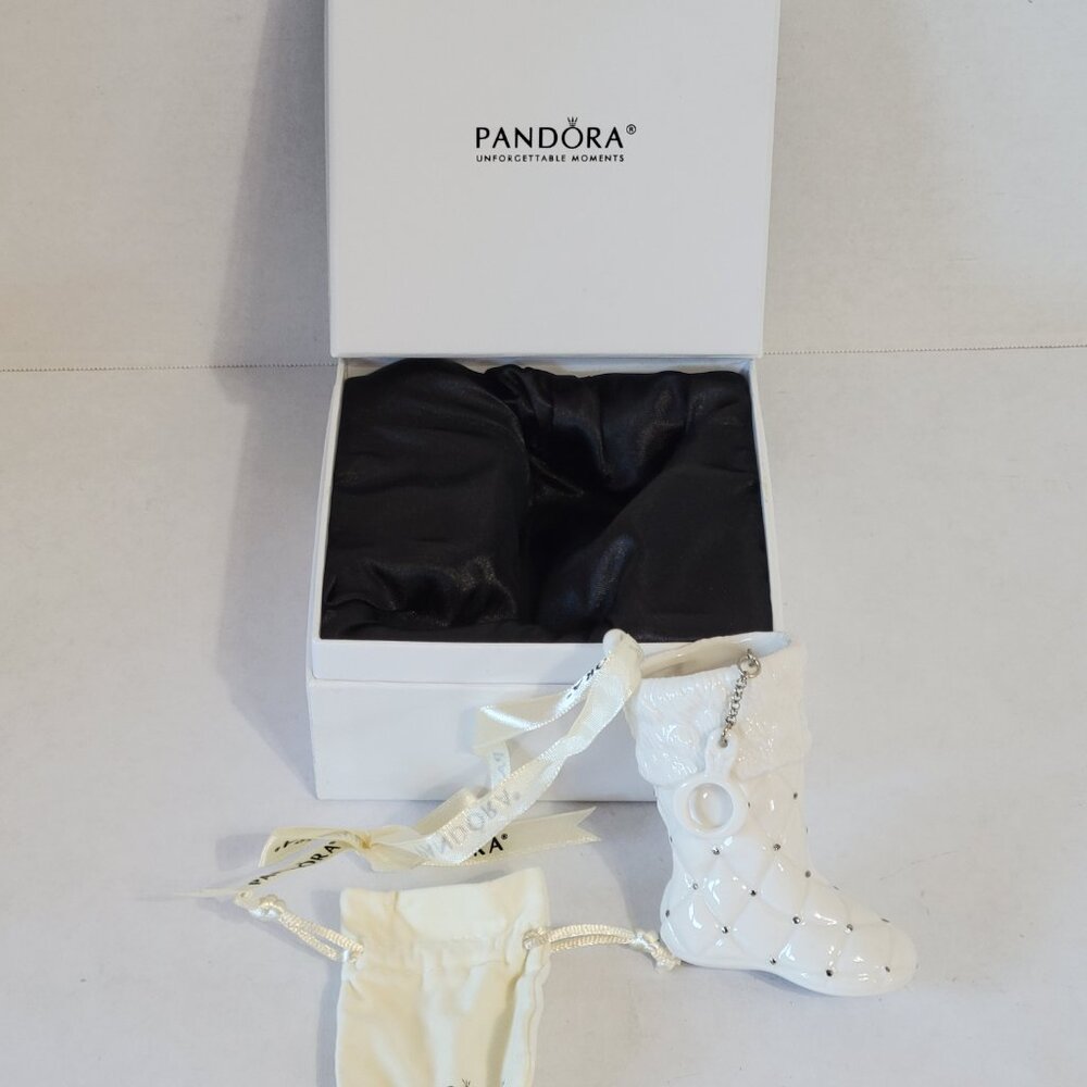 Pandora 2012 & 2016 Holiday Present Christmas Ornament Jewelry Box Surprise Gift - Picture 2 of 16